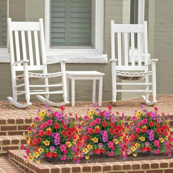 Outdoor Artificial Flower Decoration, 1 Count Fake Green Plant, Room Decor,  Porch Patio Garden Decoration