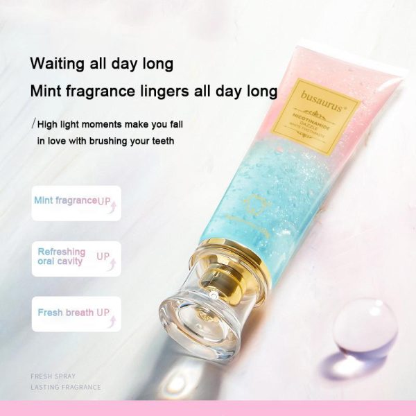 【Triple Whitening】NiacinamideWhitening Toothpaste Mint Oral-max Remove dental stains and plaque from teeth Moisture Moisturizing