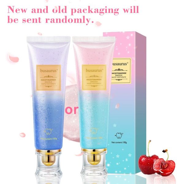【Triple Whitening】NiacinamideWhitening Toothpaste Mint Oral-max Remove dental stains and plaque from teeth Moisture Moisturizing